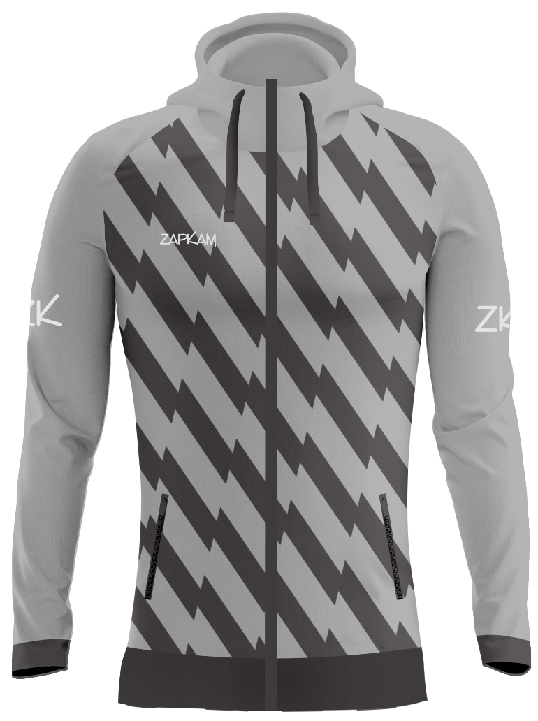 Striped Sublimated Full Zip Hoodies