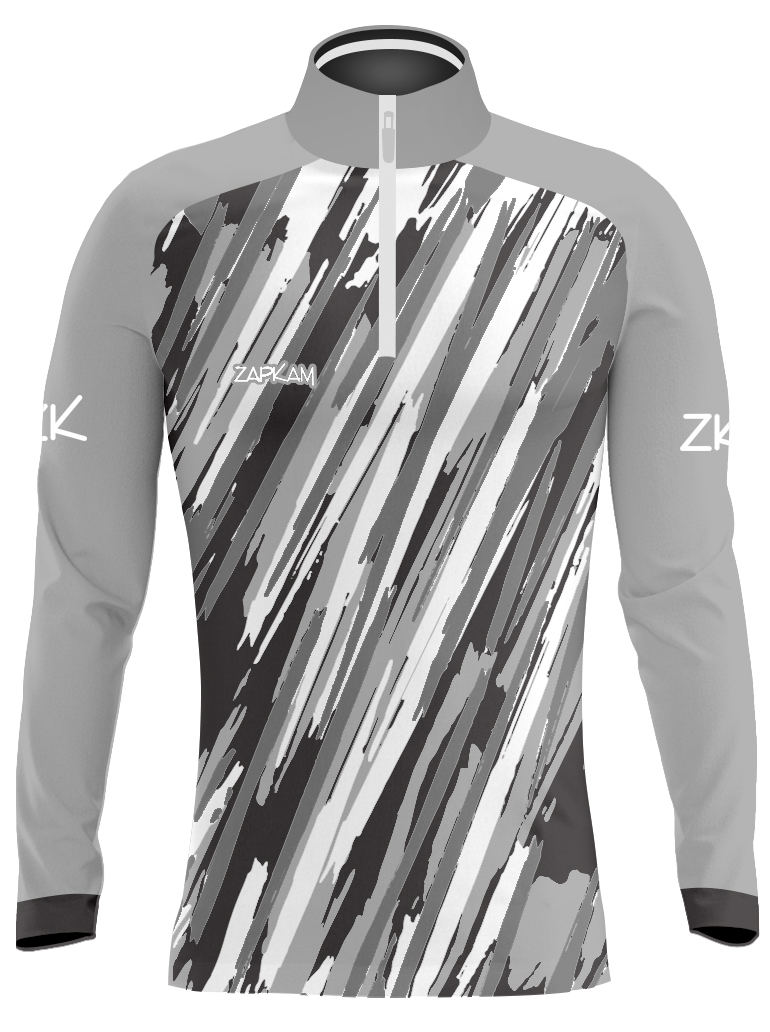 Pattern Sublimated Quarter Zip Training Tops