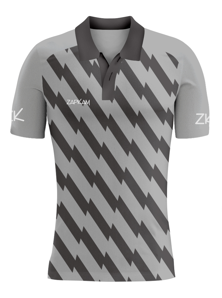 Diagonal Stripe Sublimated Cricket Shirts